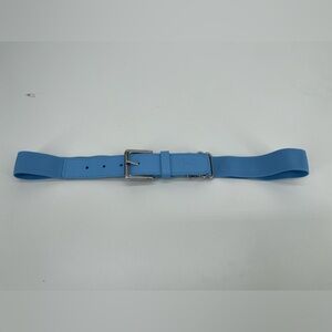 Under Armour Blue Baseball Belt with Silver Buckle